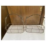 VIntage Wire Bottle Carrier
