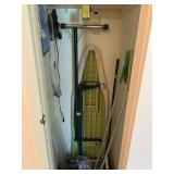 Contents Of Closet- Cleaning Supplies, Iron Board