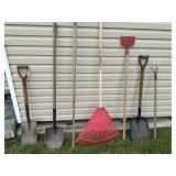 Assortment of Lawn & Garden Tools - 3 Shovels