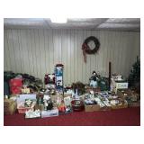 Large Lot of Christmas Decorations