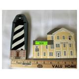 2 Small Wooden Cut Outs - Glen Iris Inn And