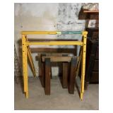2 Pairs of Saw Horses