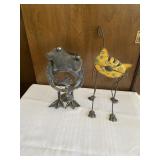 2 Metal Lawn Ornaments