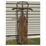 Older Wooden Child Sled