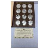 12 Sterling Silver Metals, The Medallic Yearbook