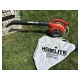 Homelite Gas Powered Plower With Bagger