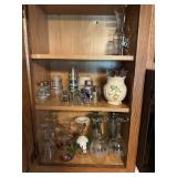 Kitchen Cupboard Contents- Stemware, Glasses, Etc.