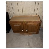 Oak 2 Door Upper Cabinet