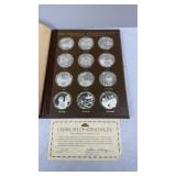 12 Sterling Silver Metals, The Medallic Yearbook