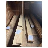 5 Piles Random Size Elm Rough Cut Boards