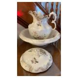 Harvard Pitcher and Bowl Set