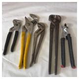 Channel Locks and Nail Pullers