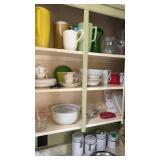Contents of Corner kitchen cupboards