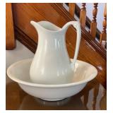 Ironstone Pitcher & Bowl Set