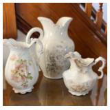 Dora, Harvard & Homer Laughlin Pitchers