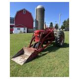 Narrow Front Farmall H W/ Loader
