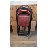4 Metal Card Table Chairs