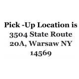 Pick-Up Location-Not at our office!