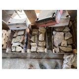 3 Boxes of Rock Decor