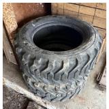 2 Titan 10/16.5 NHS Skid Steer Tires