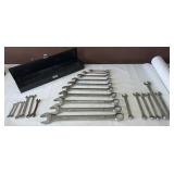Crescent Wrenches W/Metal Tool Case