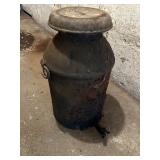 Milk Can with Spout-Rusty