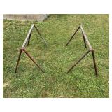 3- Metal Saw Horses