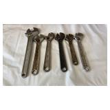Variety of Adjustable Wrenches