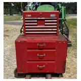 Craftsman Tool Box on Rolling Wood Tool Box