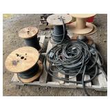 Pallet of Partial Rolls Cable and Wire
