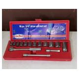 16pc Challenger 3/8" Drive Socket Set