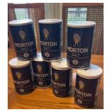7 Cans of Morton Salt