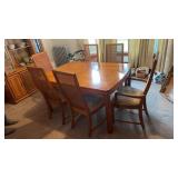 Kitchen Table and 6 Chairs (2-Are Captains Chairs)