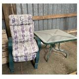 Glass Top Table with Chairs