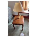 End Table and Lamp