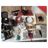 Asst. Electrical Items, Wire, Multimeters, Boxes