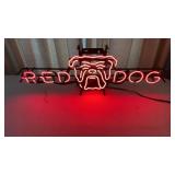 Red Dog Neon Light