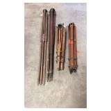 4 Early Surveying Tripods