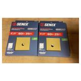 2 25Packs Of 60 Grit 4.5'X5.5ï¿½ Sanding Sheets