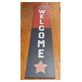45' Reversible Leaner Welcome Sign
