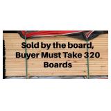 1x6x6 Tongue & Groove Boards(320 Boards)