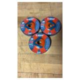 3 Senix 3 Packs Of 4-1/2' Grinding Wheels