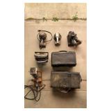 Assortment of Power Tools and Tool Boxes