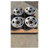 Steel Rims for a Dodge 8 Lug With Sensors