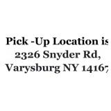 Pick-Up Location-NOT OUR OFFICE
