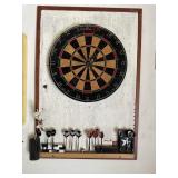 Dart Board With Darts & Extra Box Of Darts
