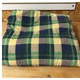 Twin Size Plaid Cabin Quilt