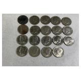 19 - 1972 Kennedy 1/2 Dollars