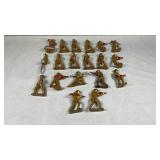 Cast Metal Toy Soldier Set