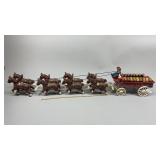 Cast Iron Horse and Wagon